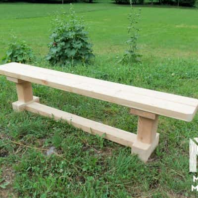 Banc Rustique - Mobilier d'extérieur en mélèze