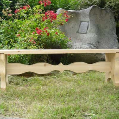 banc en bois mélèze