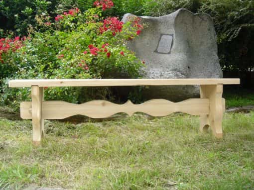 banc en bois mélèze