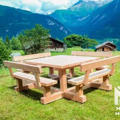 Table-banc Bisanne