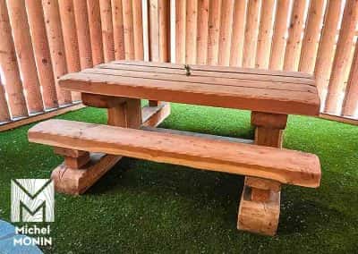 Table-banc Monastère