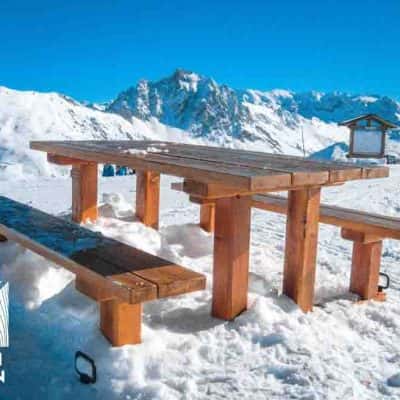 Table-banc Montagnarde
