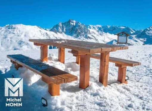 Table-banc Montagnarde