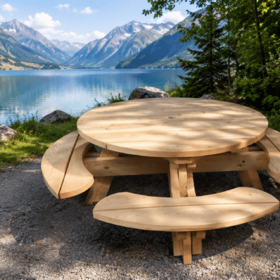 Table-banc Ronde