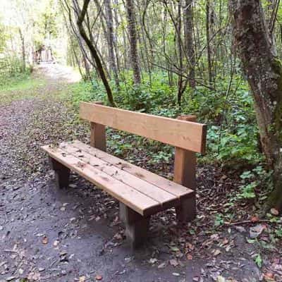 banc de savoie en mélèze michel monin