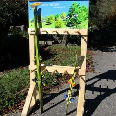 Râtelier à vélo - Mobilier d'extérieur en mélèze