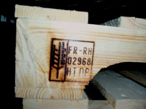 Traitement NIMP15 – Emballage export