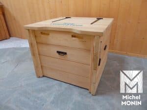 Composteur grande capacité en bois