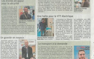 Notre râtelier à vélos électriques dans la presse !