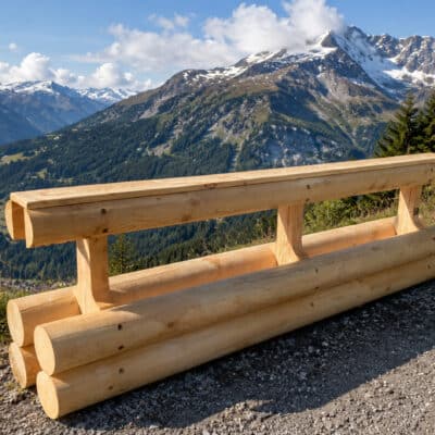 Séparateur de voie "Classique" en sapin/épicéa