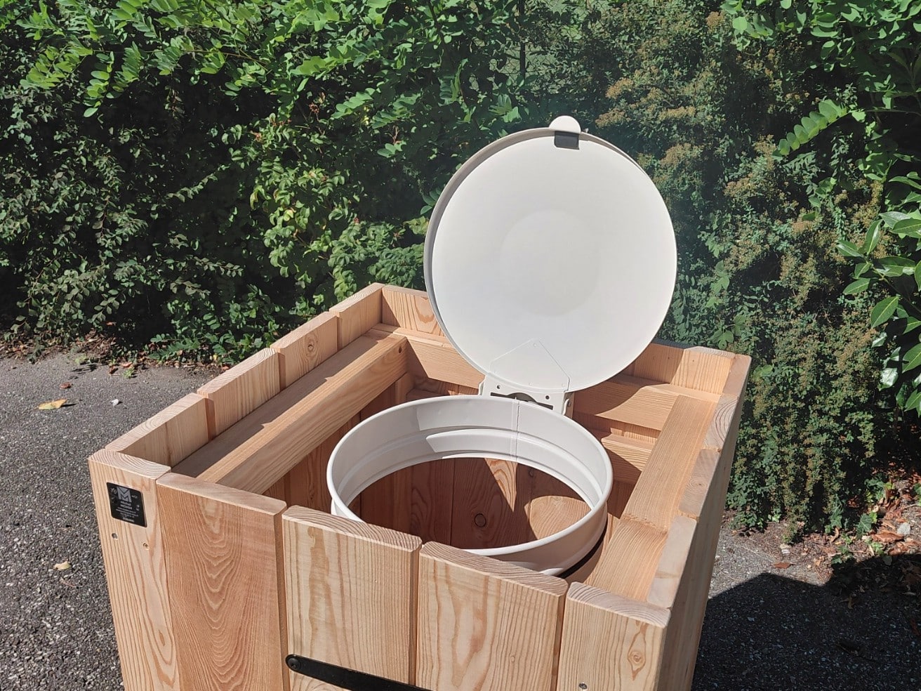 Corbeille à déchets sans toit – Image 5